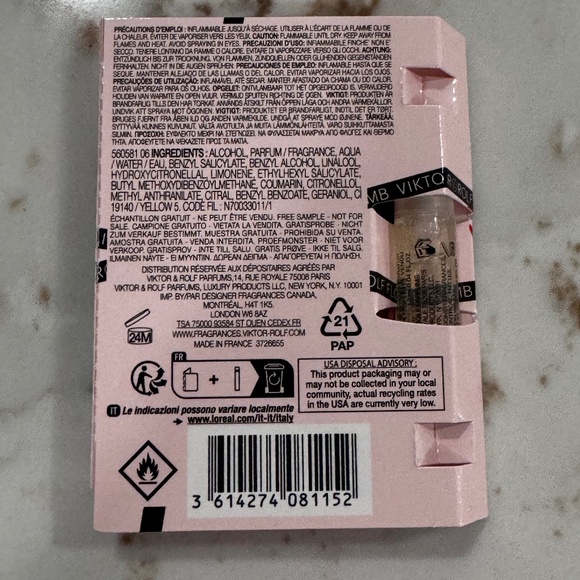 NEW FLOWER BOMB TIGER LILY SAMPLE - Picture 2 of 2